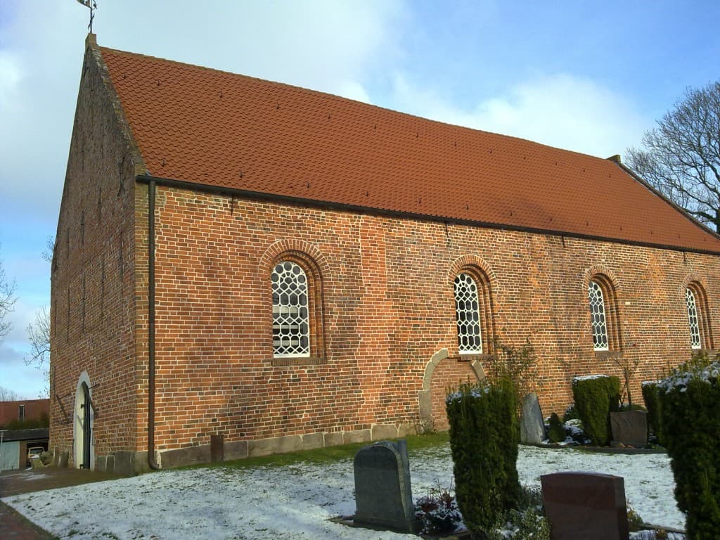Kirche Dunum im Winter, Foto: Dirk Lübben